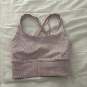 Lululemon Energy Bra Ribbed Longline Medium Support *B-D Cup